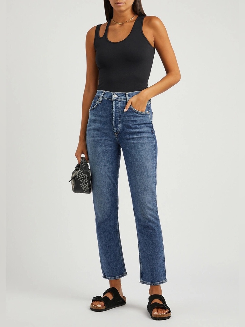 NWT Citizens of Humanity Charlotte High-Rise Straight-Leg Jeans – Size 23